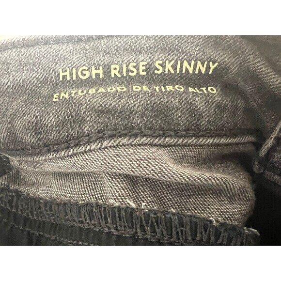 Universal Thread Gray Cotton Blend High-Rise Skinny Denim Jeans Size 2/26 - Picture 9 of 9